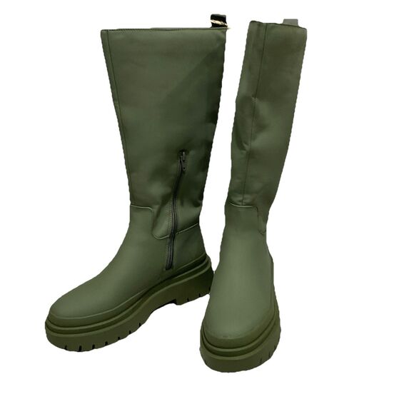 Steve Madden Women's Macall Fashion Boot, Olive, 9 - Picture 3 of 10